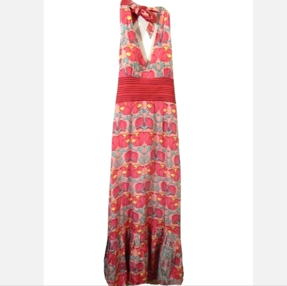 Plenty Tracy Reese Floral Silk Maxi Dress - Picture 1 of 3